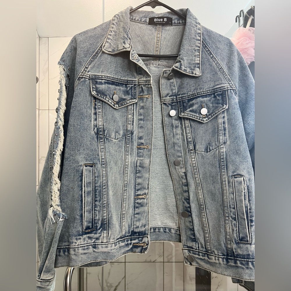 Distressed Jean Jacket